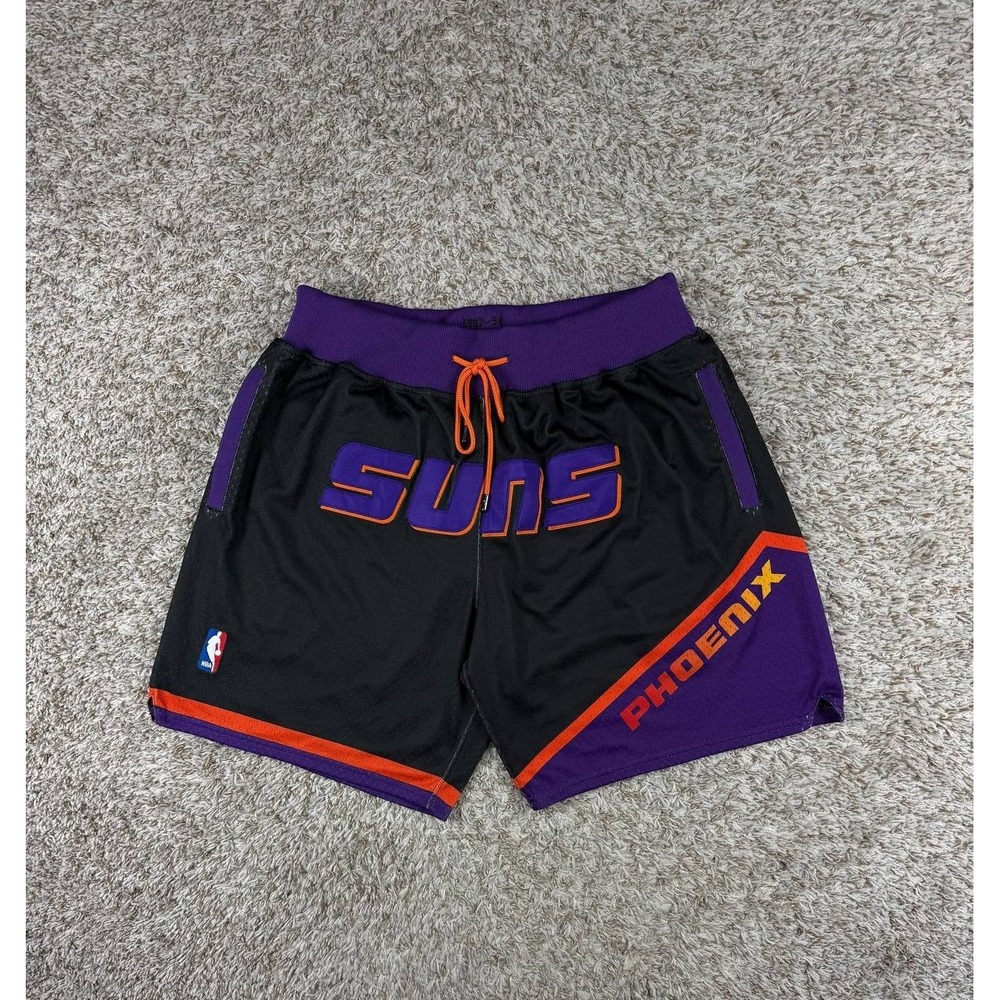 Authentic Just Don Phoenix Suns 1997-98 Retro NBA Basketball Shorts Men's XL
